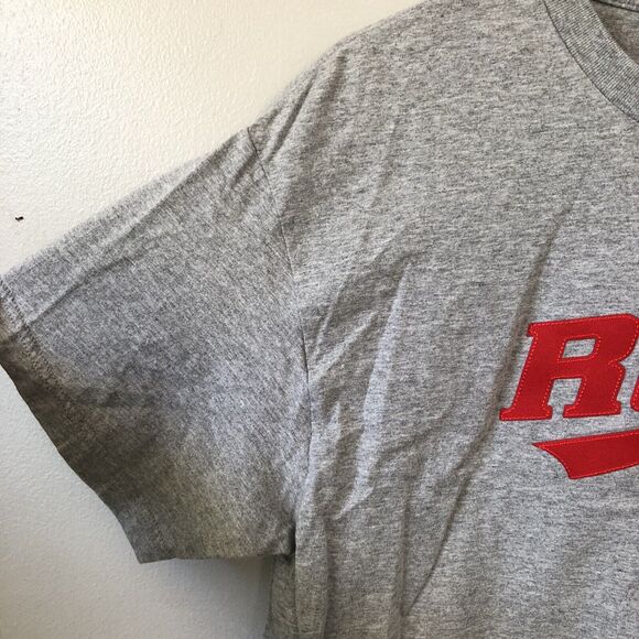 Cincinnati Reds T-Shirt Mens Large Gray Red Stitched Logo Baseball Sports Casual - Picture 2 of 9